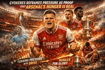 Gyokeres Reframes Pressure as Proof That Arsenal's Hunger Is Real